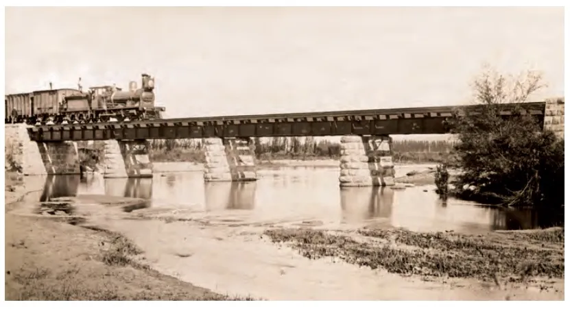 Primer Puente Las Cucharas, 1856 — Municipalidad de Valparaíso — 1856 | Chile de Ayer