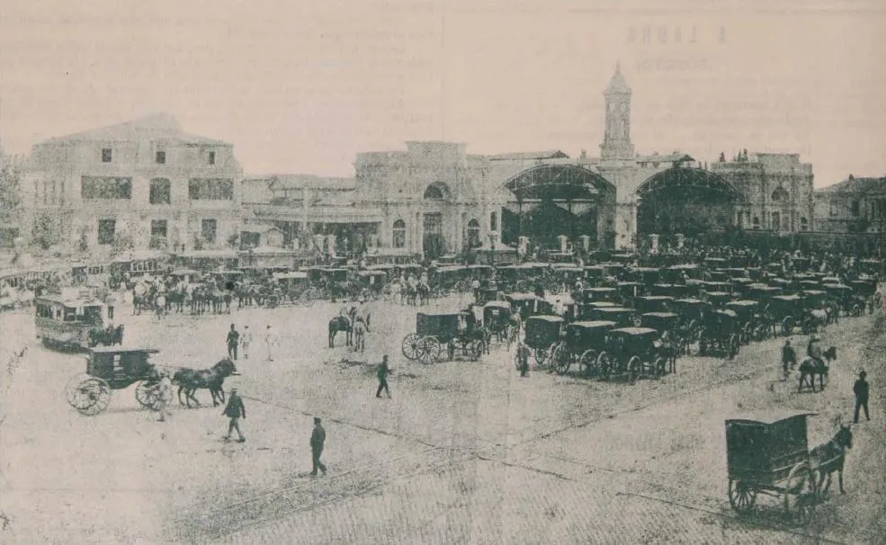 Antigua Estacion Central, Santiago de Chile — Santiago — 1898 | Chile de Ayer