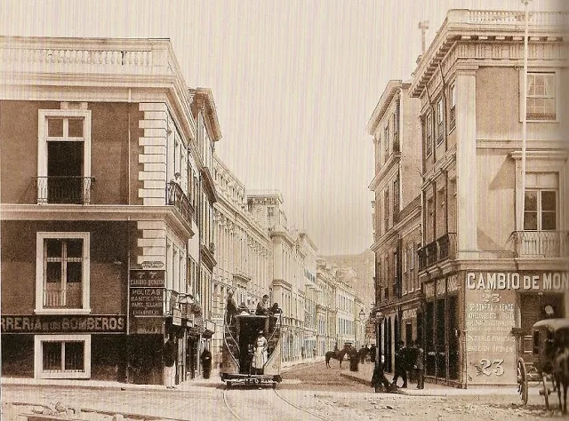 COCHRANE PLAZA ADUANA 1862 — 1862 | Chile de Ayer