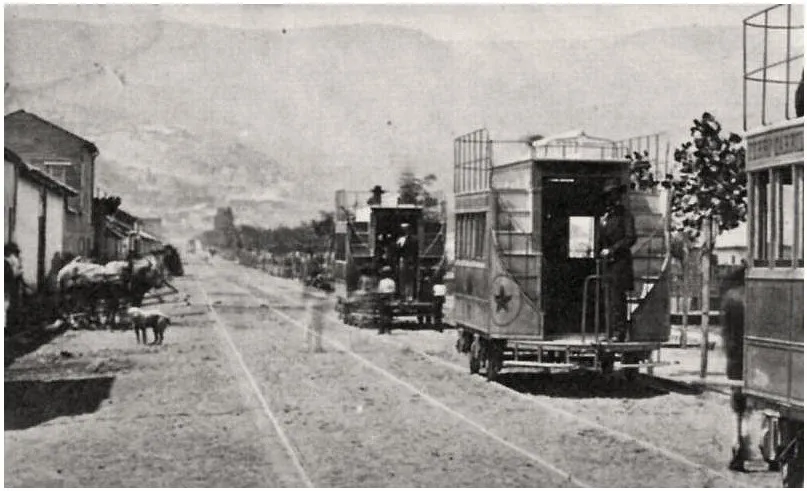 Carros de sangre de Valparaíso, 1860 app.-001 — 1860 | Chile de Ayer