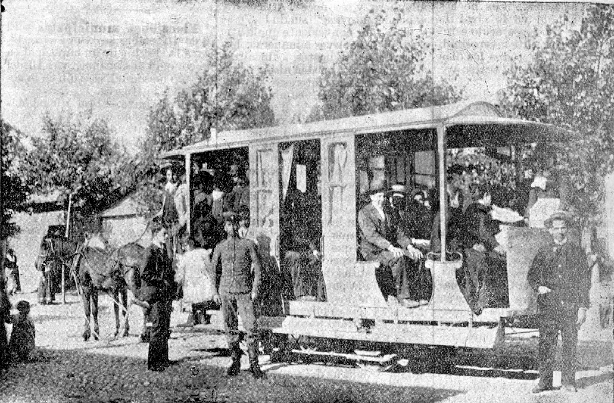 Tranvia Ferrocarril de San Miguel (1903) — Santiago — 1903 | Chile de Ayer
