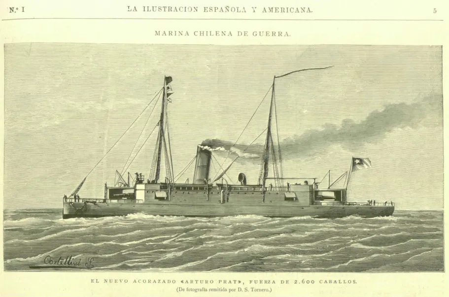 Acorazado-arturo-prat-1882 — 1883 | Chile de Ayer