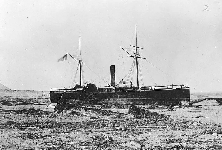 USS Wateree (1863) — Arica — 1868 | Chile de Ayer