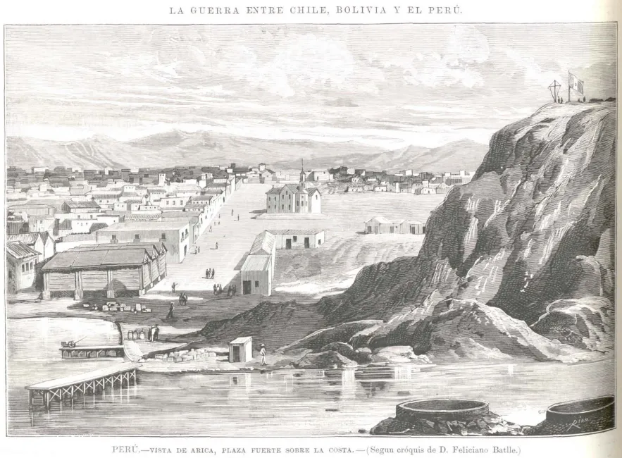 Arica-1879 — Arica — 1879 | Chile de Ayer