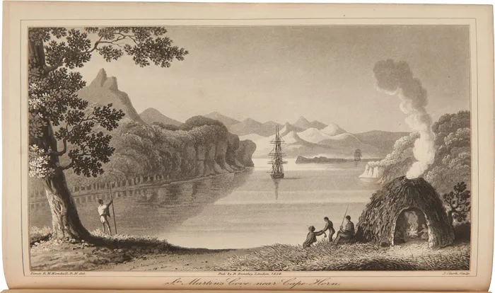 St. Martin's Cove near Cape Horn — 1834 | Chile de Ayer
