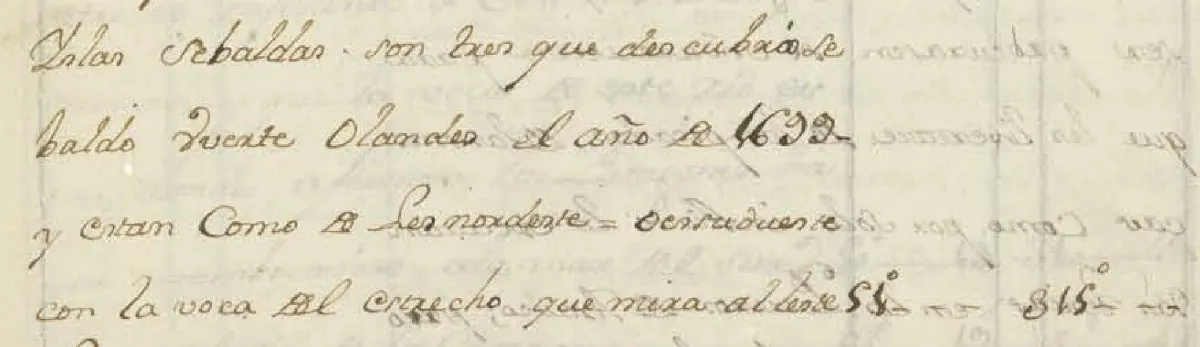 Islas Sebaldas, Historia geográfica e hidrográfica, con derrotero general correlativo al plan del Reino de Chile (pág. 182) — 1761 | Chile de Ayer