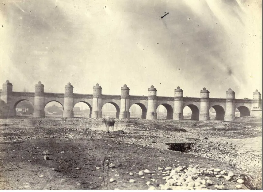 Puente de Calicanto — 1863 | Chile de Ayer