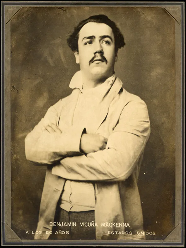 Benjamín Vicuña Mackenna a los 20 años en Estados Unidos — 1851 | Chile de Ayer
