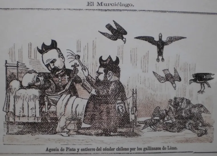 El Murciélago nº 30. Lima 30 de julio de 1879 — Arica — 1879 | Chile de Ayer