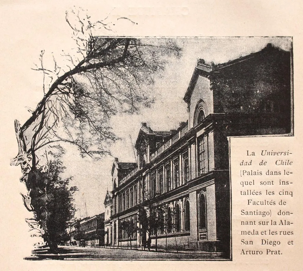 Casa Central U de Chile 1888 — 1888 | Chile de Ayer