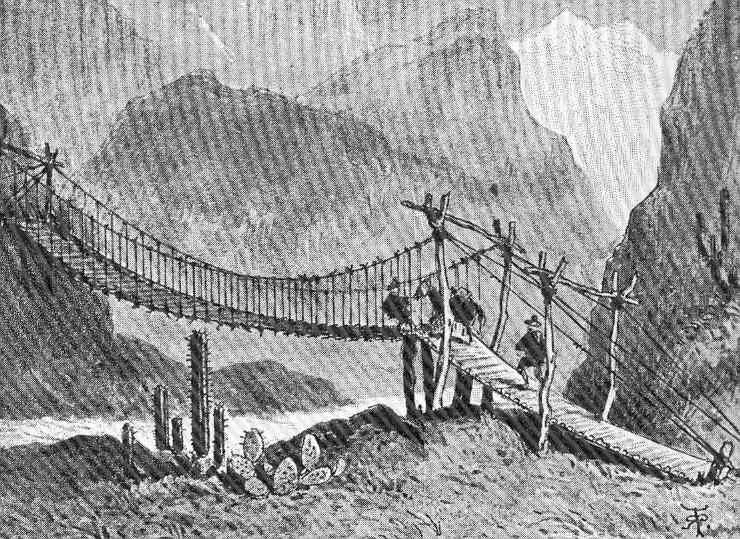 FMIB 47312 Hide Bridge, Santiago de Chile — Santiago — 1890 | Chile de Ayer