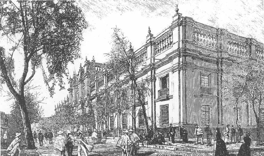 La Moneda (1891) — 1891 | Chile de Ayer