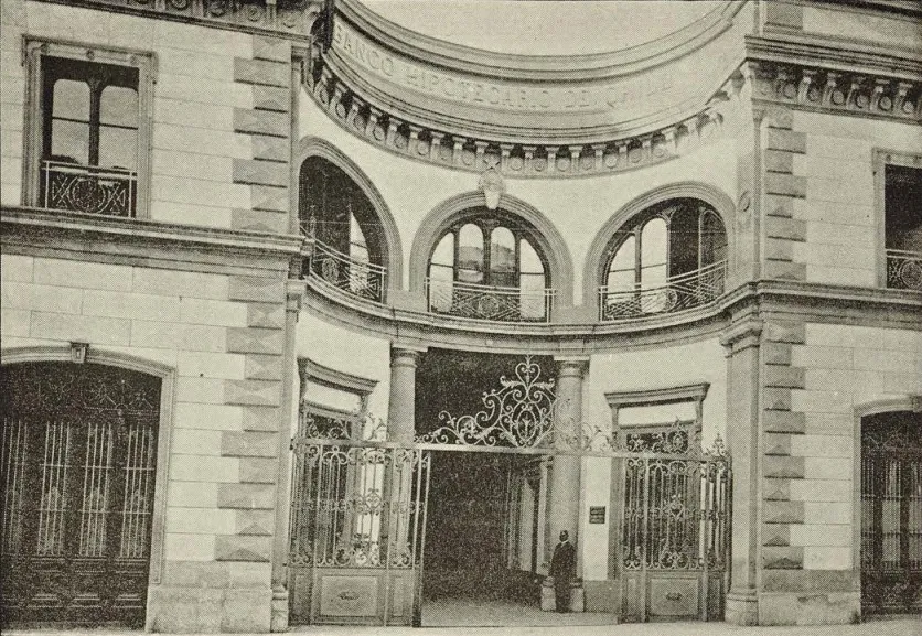 Banco Hipotecario de Chile (1895) — Santiago — 1895 | Chile de Ayer