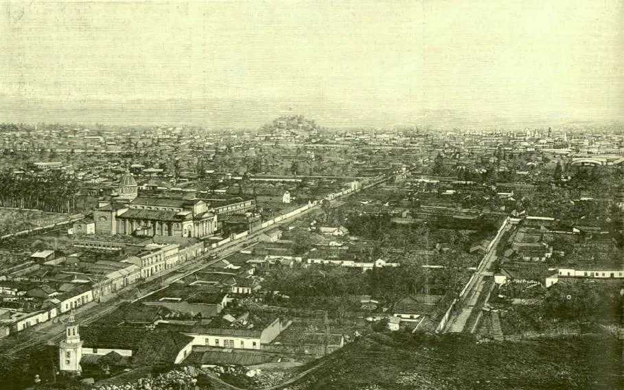 Santiago Chile 1891 — Santiago — 1891 | Chile de Ayer
