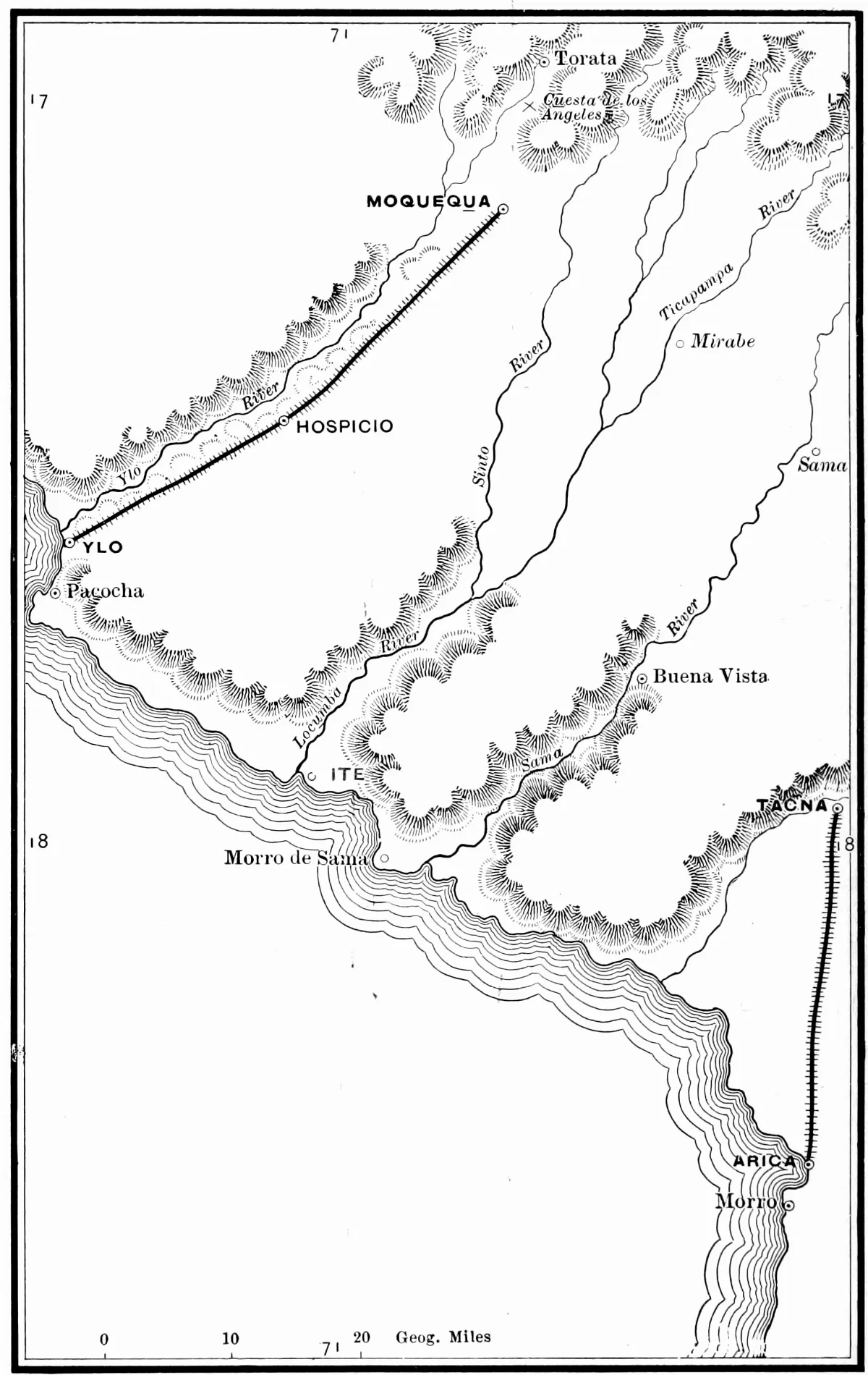 A history of Chile - Battle of Tacna — 1893 | Chile de Ayer