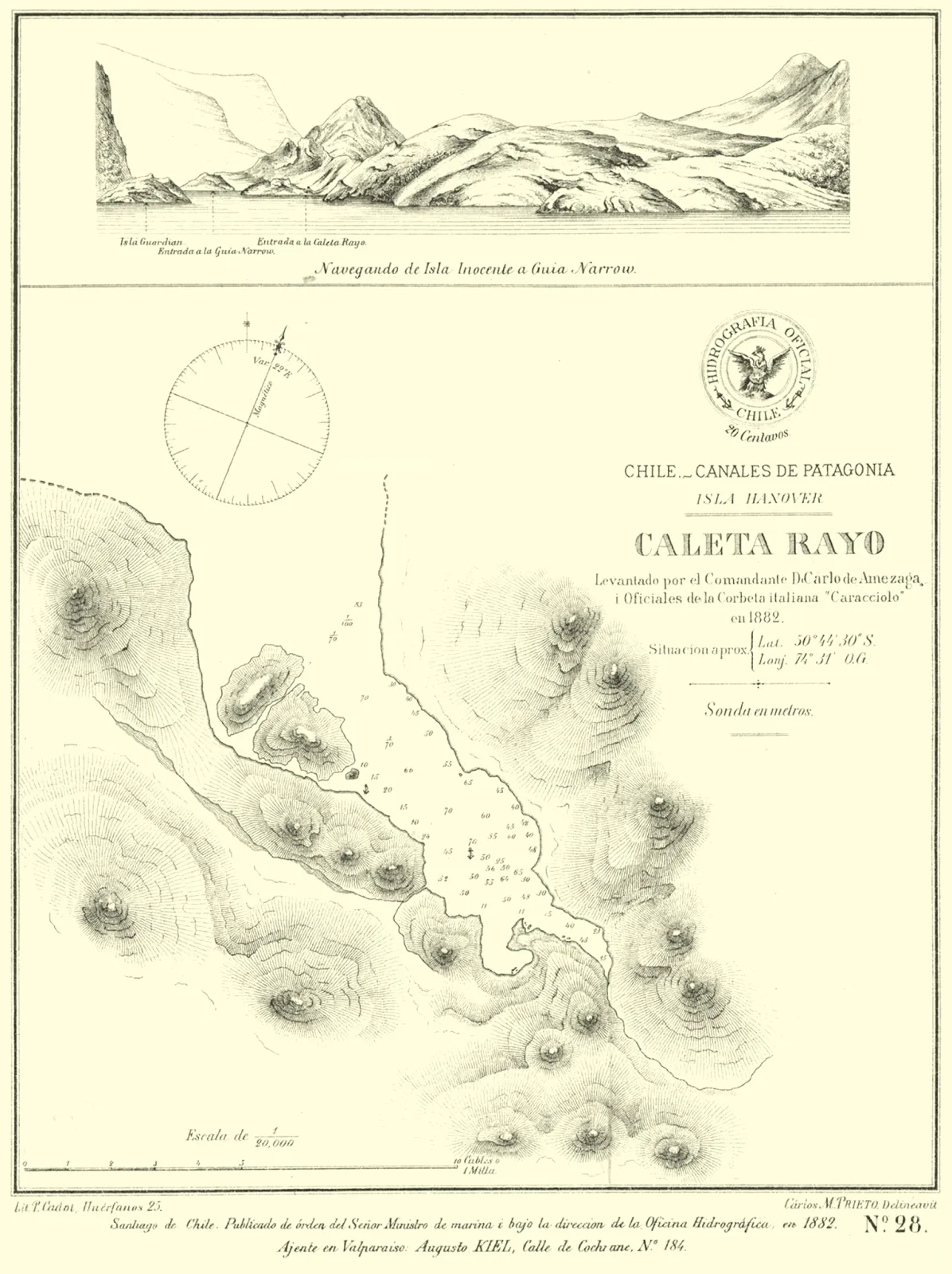 Caleta Rayo 4 — 1890 | Chile de Ayer