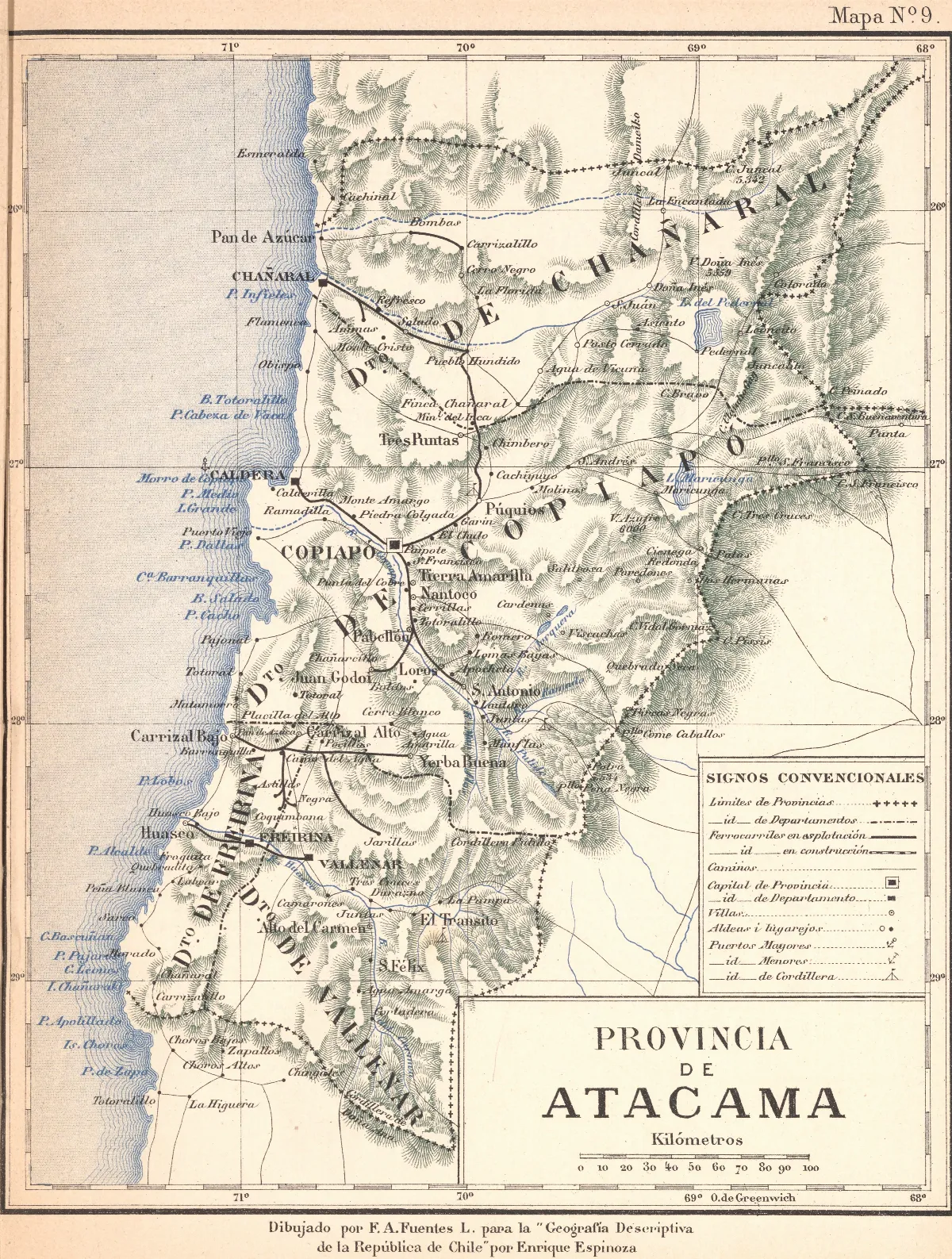 Provincia de Atacama-1895 — 1897 | Chile de Ayer