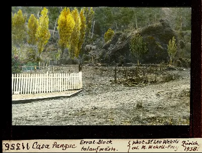 Casa Pangue, Errat Block talaufwärts — 1938 | Chile de Ayer