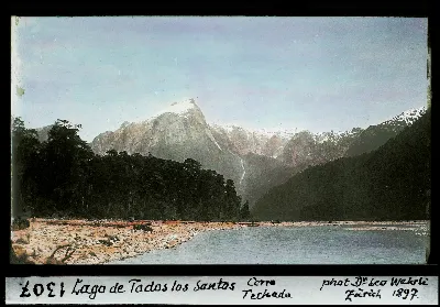 Lago de Todos los Santos, Cerro Techado — 1897 | Chile de Ayer