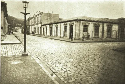 Concepción College, Chile (two-story building on the right) (The Chautauquan, 1908) — Concepción — 1908 | Chile de Ayer