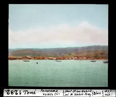Tomé, Panorama rechts (Nord) — Concepción — 1897 | Chile de Ayer