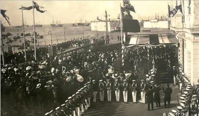 Inauguración del puerto, 1912 — Municipalidad de Valparaíso — 1912 | Chile de Ayer