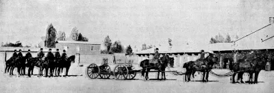 Artilleria de Caballos pieza atalajada 1903 — 1903 | Chile de Ayer