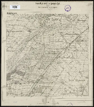 Malloco (material cartográfico) Estado Mayor Jeneral del Ejército de Chile, Departamento de la Carta — Santiago — 1910 | Chile de Ayer