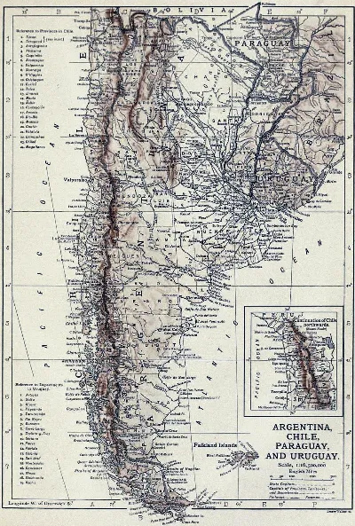 1911 Britannica-Argentina-Map — 1911 | Chile de Ayer