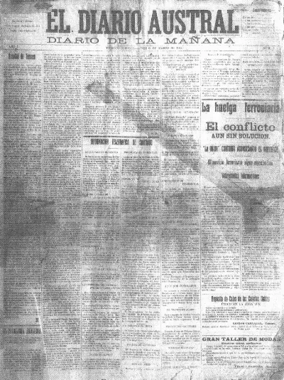 El Diario Austral 6 marzo 1916 — Temuco — 1916 | Chile de Ayer
