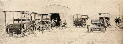 Estacion Baquedano, seccion automoviles (1914) — 1914 | Chile de Ayer