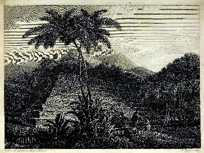Great Morai of Temarre at Pappara in Otaheite (retouched) — Isla de Pascua — 1799 | Chile de Ayer