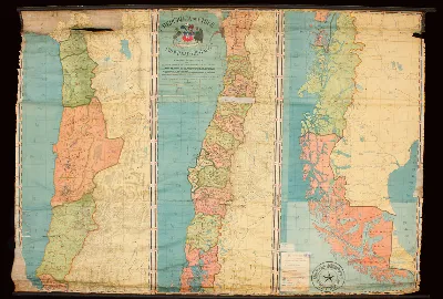 Mapa político de Chile, 1929