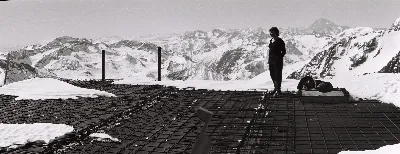 Loza del observatorio. Septiembre de 1954