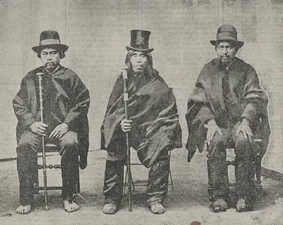 Lonkos Mapuches en el Diario Illustrado — 1902 | Chile de Ayer