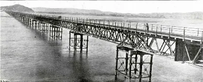 Puente Bio Bio 1901 — Concepción — 1901 | Chile de Ayer