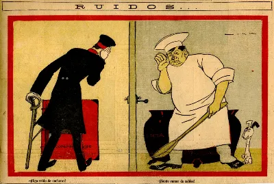Caricatura Arturo Alessandri 3 — Arica — 1924 | Chile de Ayer