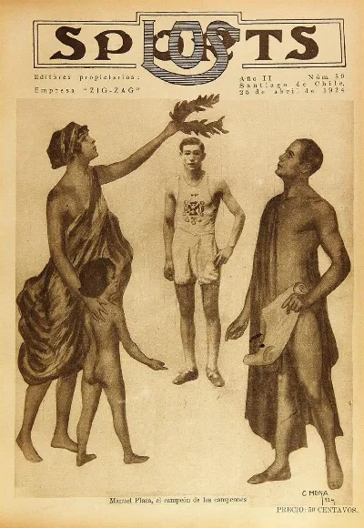 Manuel Plaza, el campeón de los campeones — 1924 | Chile de Ayer