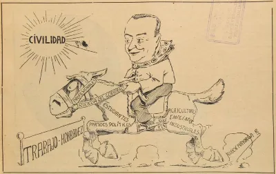Caricatura de Juan Esteban Montero (1931)