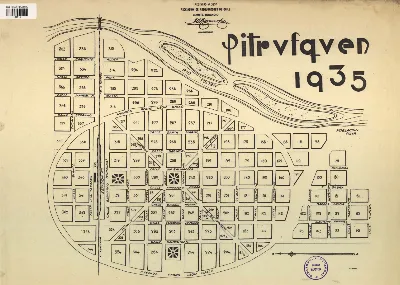 Plano Pitrvfqvén 1935. Asociación de Aseguradores de Chile