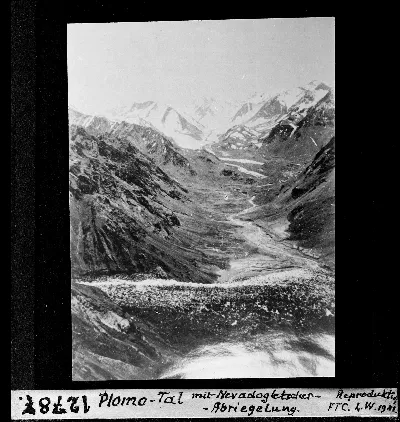 Plomo-Tal mit Nevadogletscher, Abriegelung
