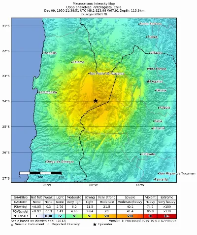1950 Calama earthquake