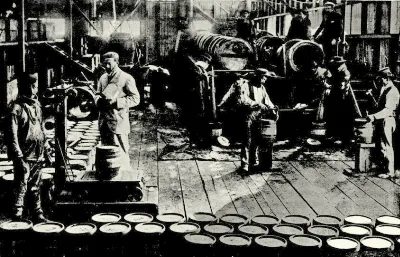 Embarrilado de Yodo en Saleitreras de Tarapacá 1903
