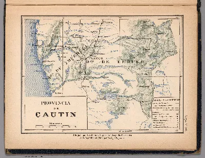 Mapa No. 30. Provincia de Cautin-7930037 — Temuco — 1903 | Chile de Ayer