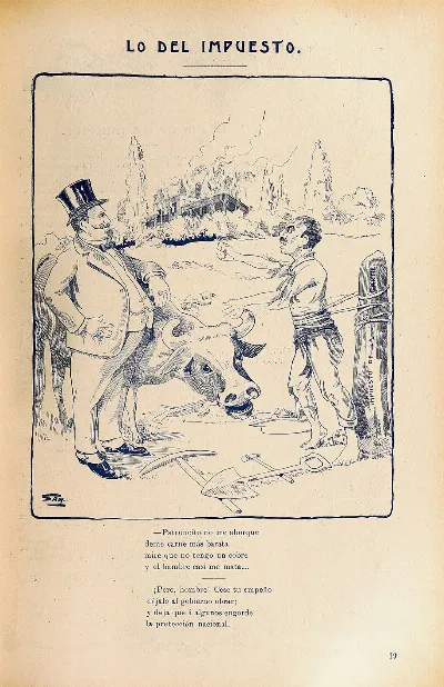 Chile-Impuesto a la carne 1915 Revista Sucesos