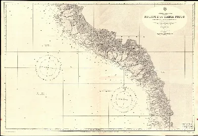 Admiralty Chart No 3747 Iquique to Bahia Pisco, Published 1921 — Iquique — 1921 | Chile de Ayer