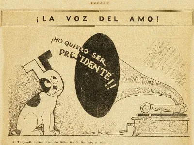 Topaze 1 La voz del Amo — Arica — 1931 | Chile de Ayer