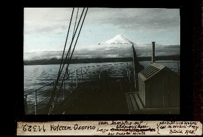 Volcan Osorno, vom Dampfer auf Lago Llanquihué bei Puerto Minte