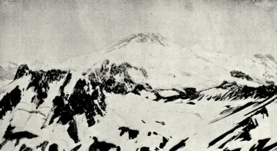 Volcan San Jose desde portezuelo de Colina 1903