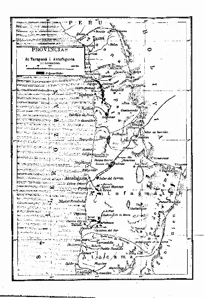 Depositos de salitre en Chile en 1908